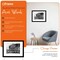 iFrame 18” x 22” Black Framed Chicago City Wrigley Field Framed Art Work For Wall Decor With Photo Mat | Chi Town Skyline Wall Art | Black And White Picture Wall Art Decor